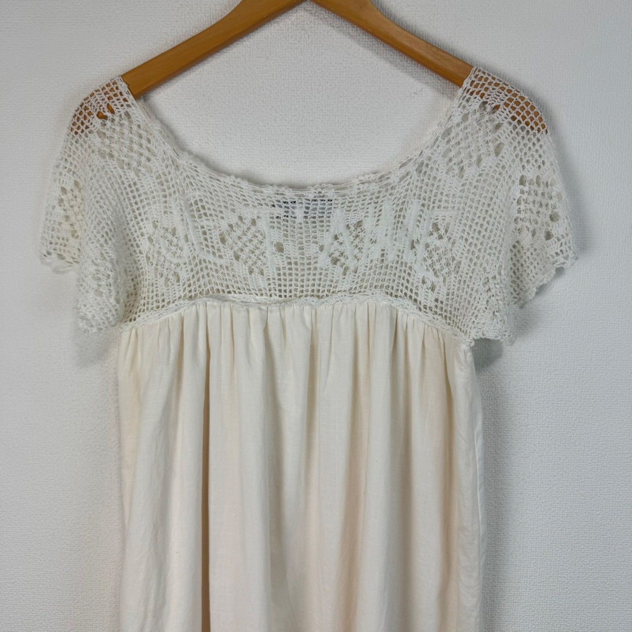 TEN × RON HERMAN テン × ロンハーマン ワンピース ノースリーブ 刺繍 
