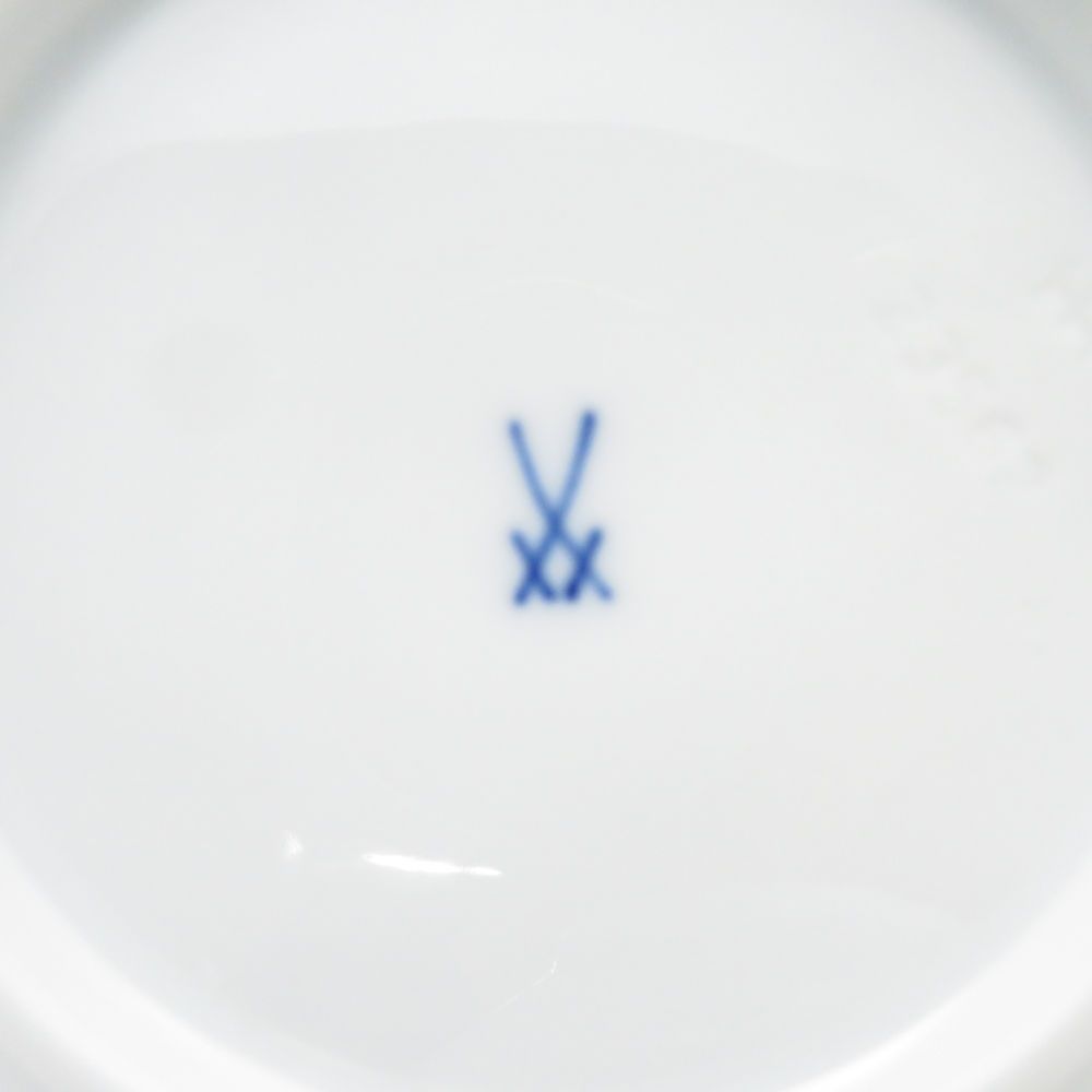 美品 MEISSEN マイセン ホワイトマイセン コーヒーカップ＆ソーサー 剣  