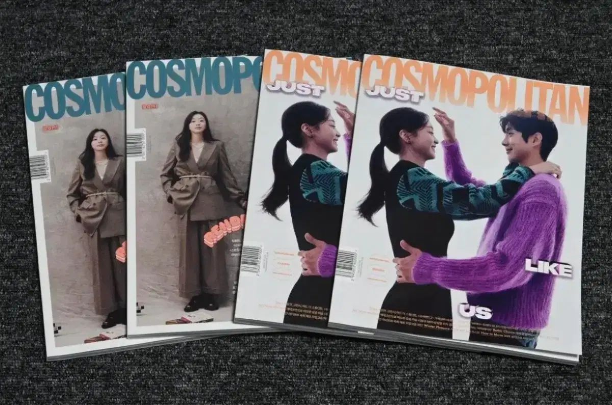 韓国雑誌 COSMOPOLITAN チェ・ウシク キム・ダミ チェ・ウシク＆キム