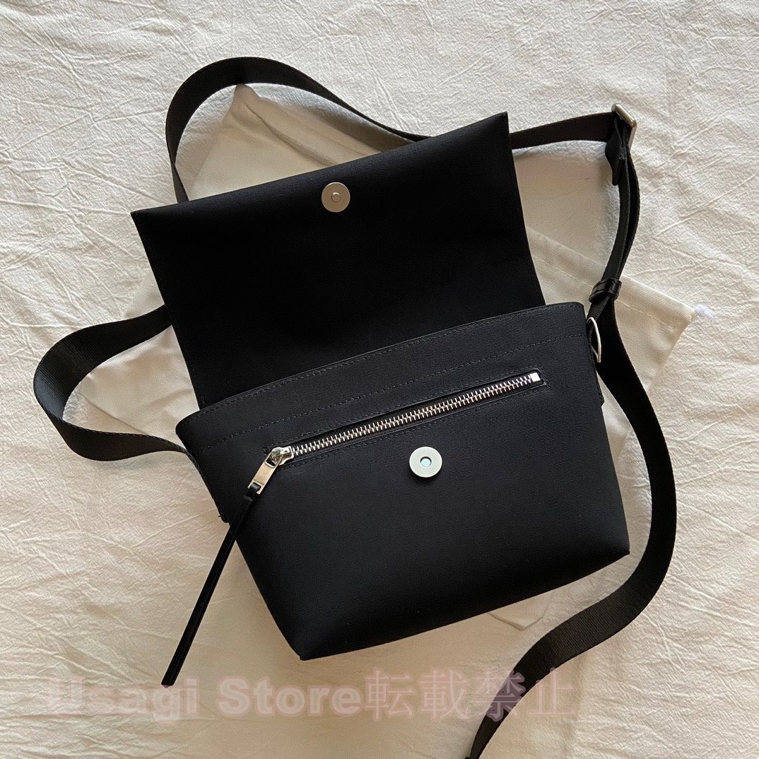 人気 美品 JIL SANDER ジルサンダー UTILITY CROSSBODY CANVAS bag 