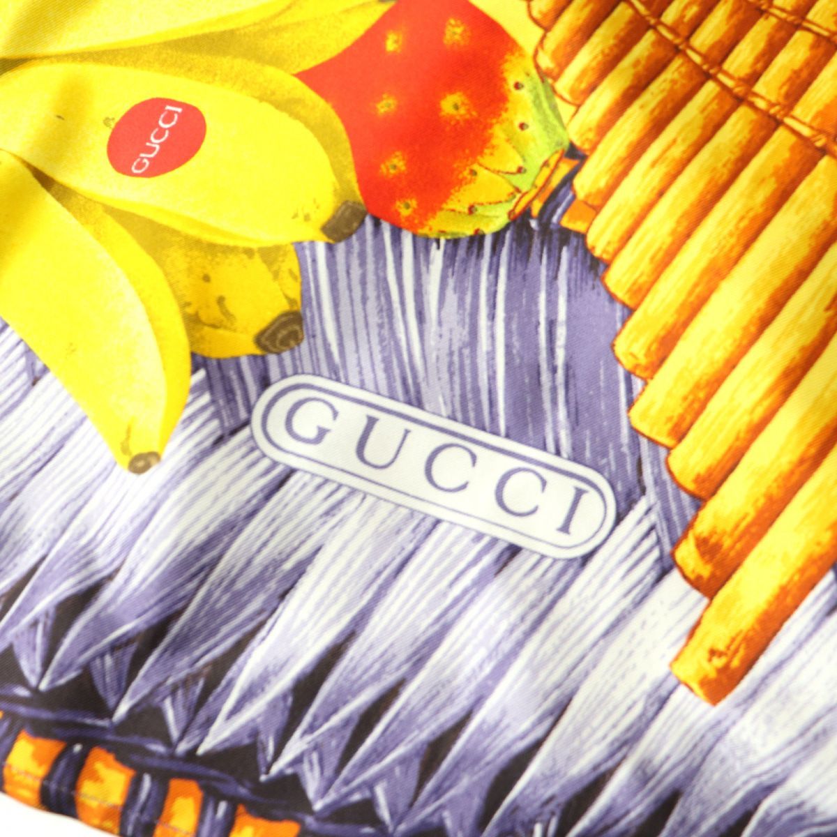 未使用品△正規品 GUCCI グッチ レディース フルーツ柄 果実柄 長袖 