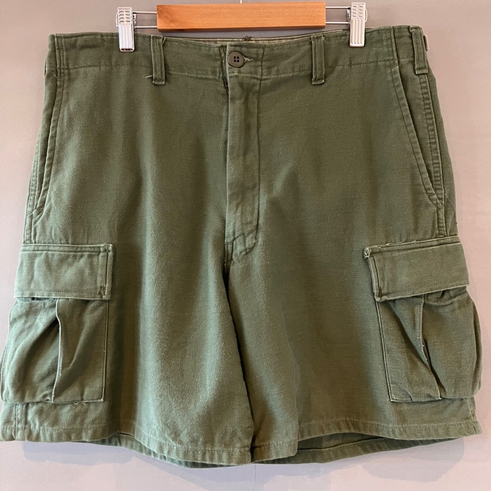80s USA製GUNG HOタイガーカモハーフパンツ 旧タグ ミリタリー 80s USA製GUNG HOタイガーカモハーフパンツ 旧タグ ミリタリー