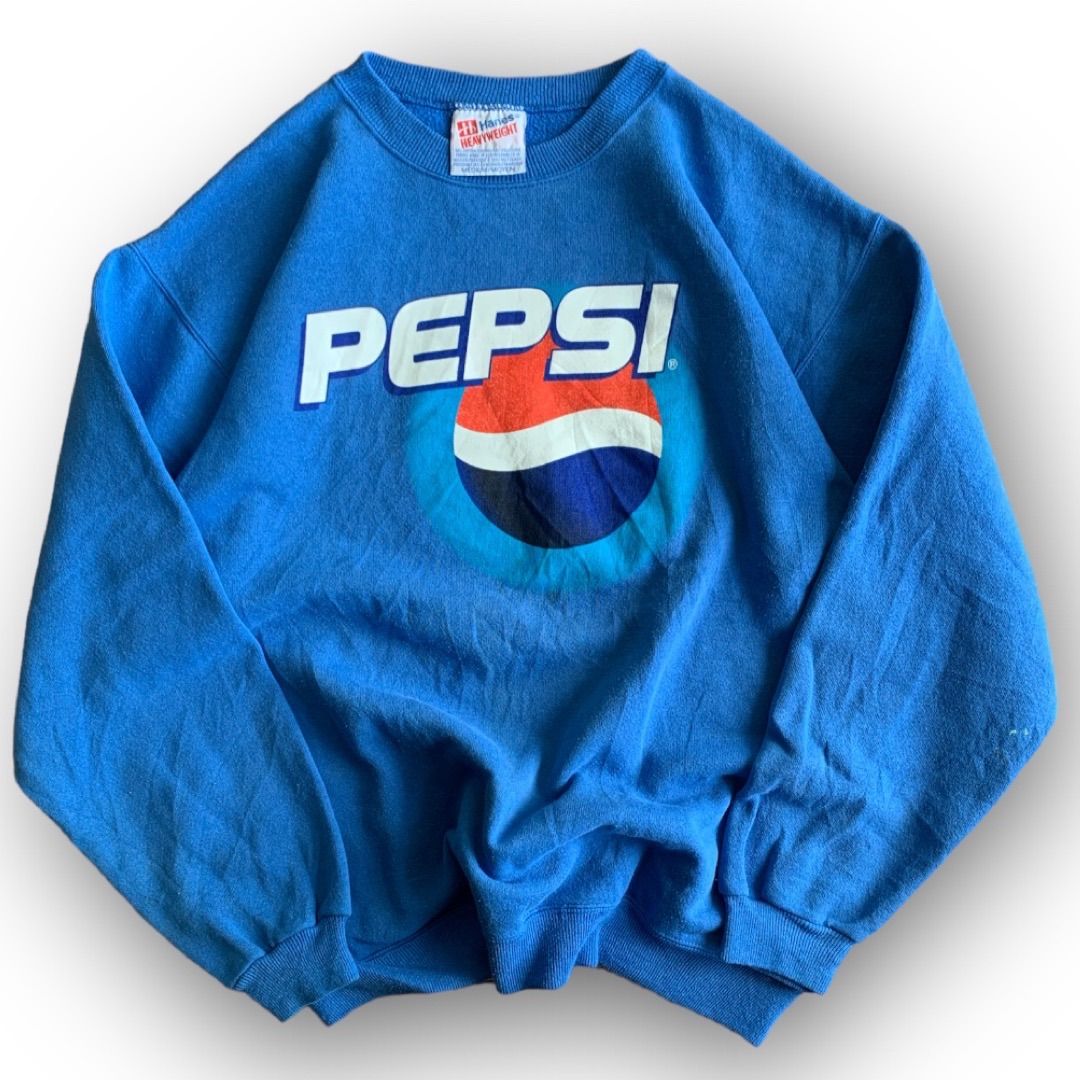 230504YMT1○ 90'S Hanes Pepsi (M) SWEAT ヘインズ ペプシ スウェット