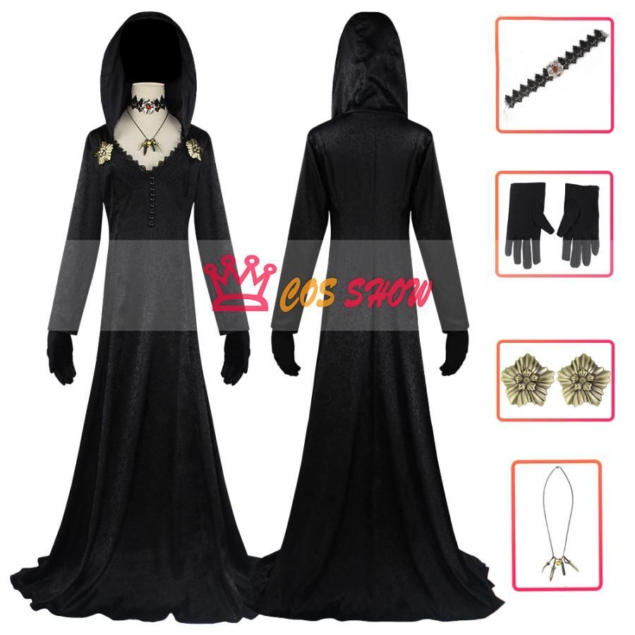 バイオハザード8 ヴィレッジ ダニエラ カサンドラ ベイラ ドミトレスク三姉妹 コスプレ衣装 cosplay ネックレス付き 仮装 イベント クリス