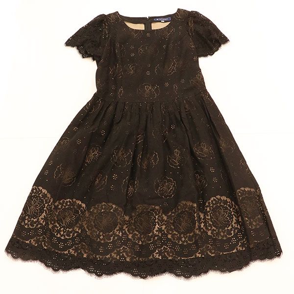 【ビューティ】M's GRACY レース ワンピース エムズグレイシー M'S GRACY レースワンピース 綿 ナイロン 麻