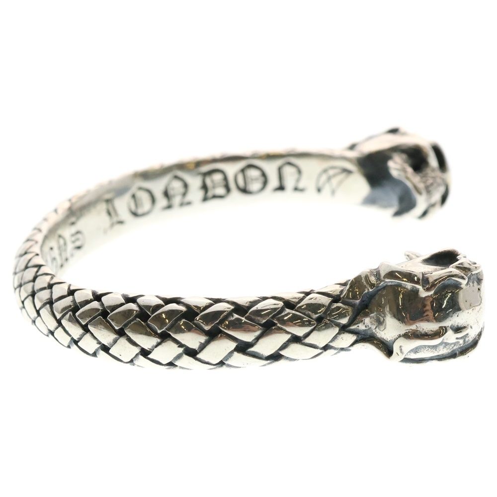 クレイジーピッグ　　スカル　バングル　ブレスレット TWO SKULLS BANGLE - BRAIDED | クレイジーピッグ公式オンライン