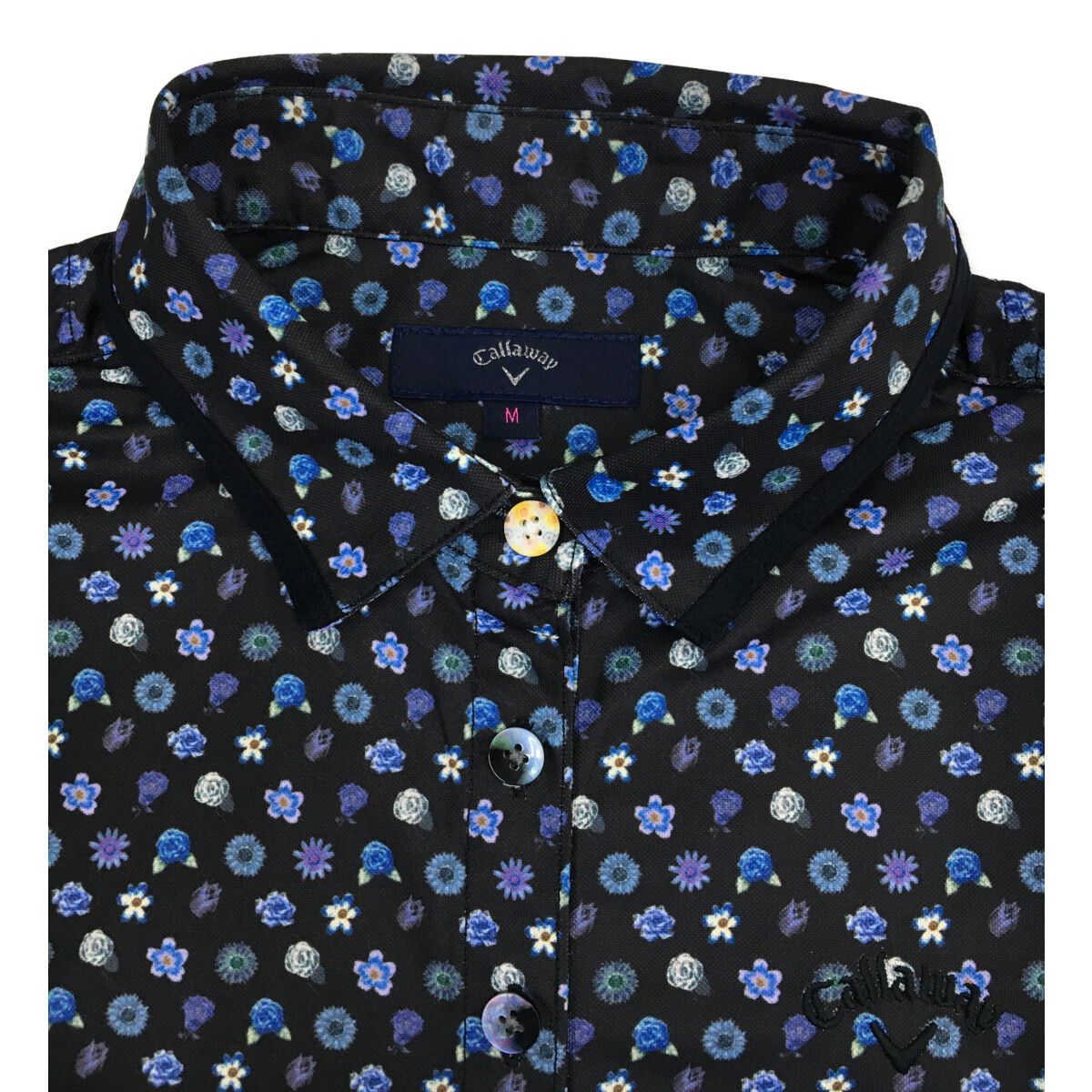Callaway - coco 中古 キャロウェイ Callaway レディース セットアップ M 黒 ブラック 花柄 フラワープリント 春夏 Callaway - coco 中古 キャロウェイ Callaway レディース