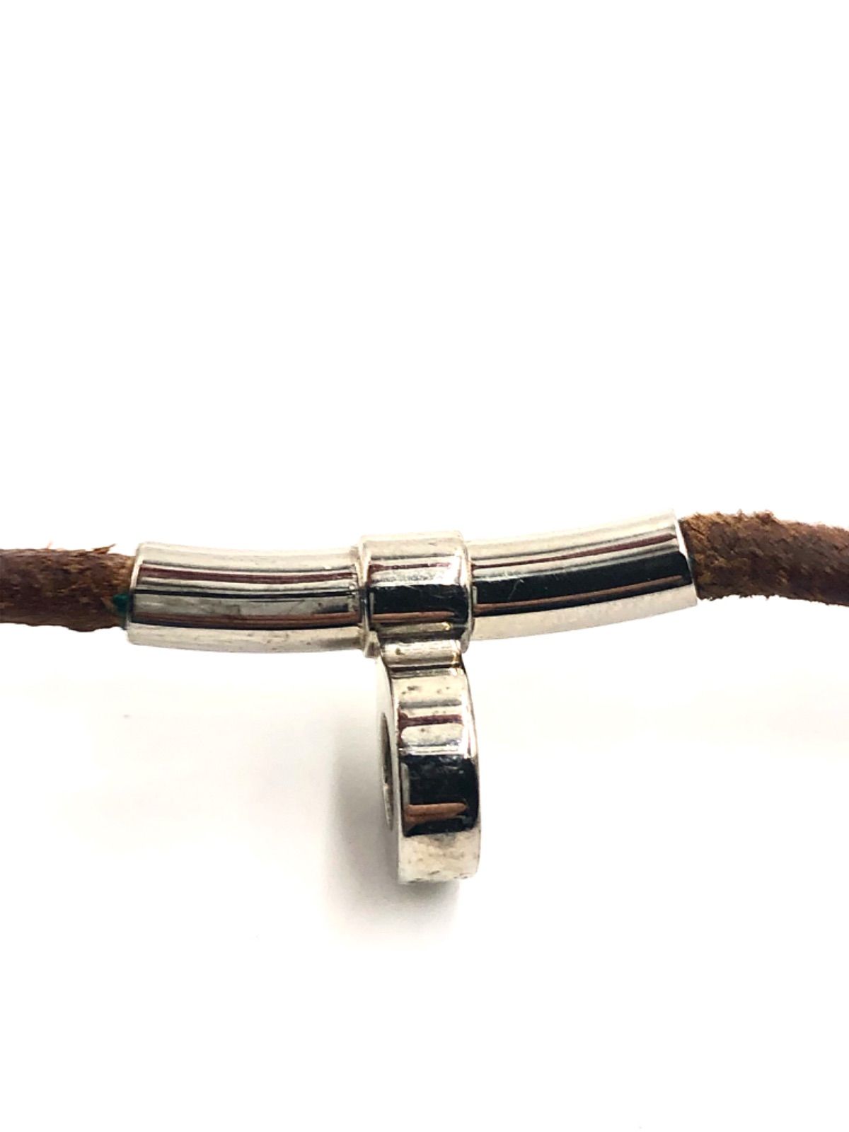 HERMES エルメス チョーカー ブレスレット ゴールド ブラウン HERMES