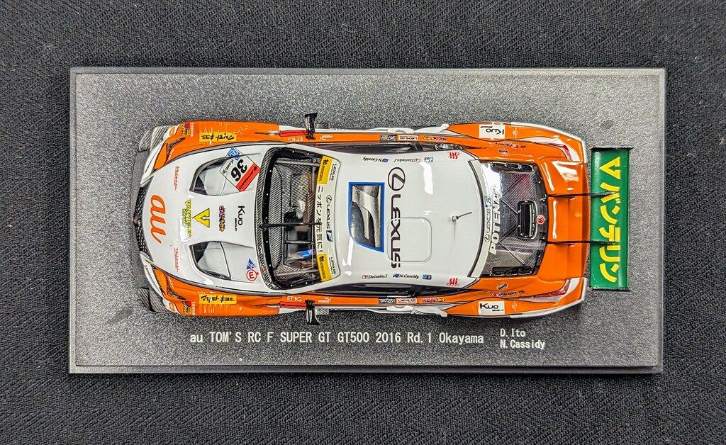 エムエムピー 1/43 EBBRO au TOM'S RC F SUPER GT GT500 2016 Rd