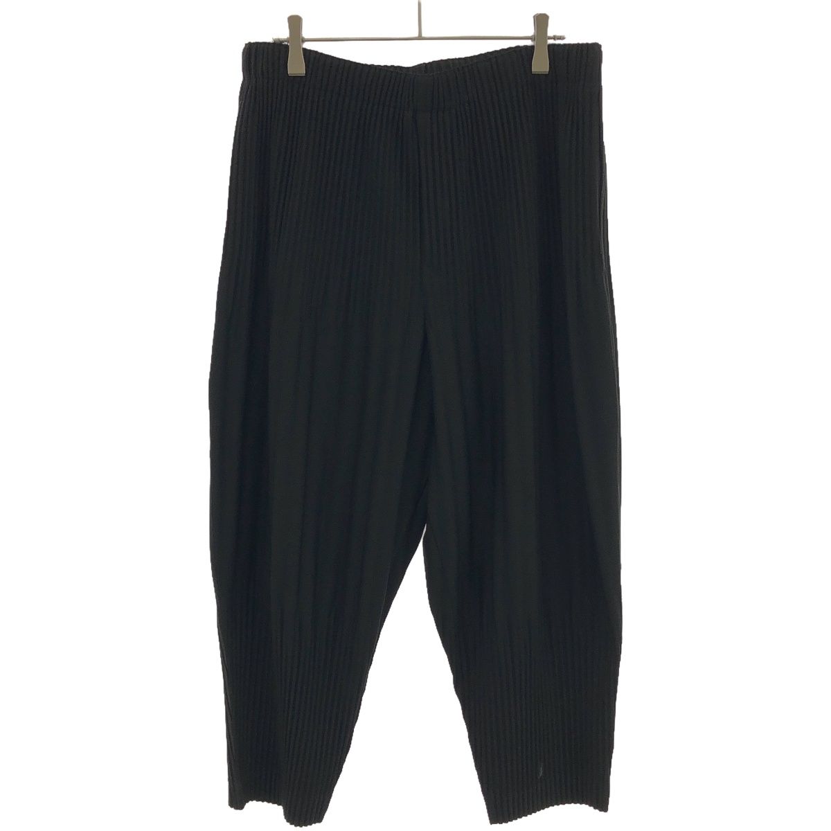 HOMME PLISSE ISSEY MIYAKE オム プリッセ イッセイ ミヤケ BASICS 消しプリーツテーパードパンツ HP55JF153 ブラック 3