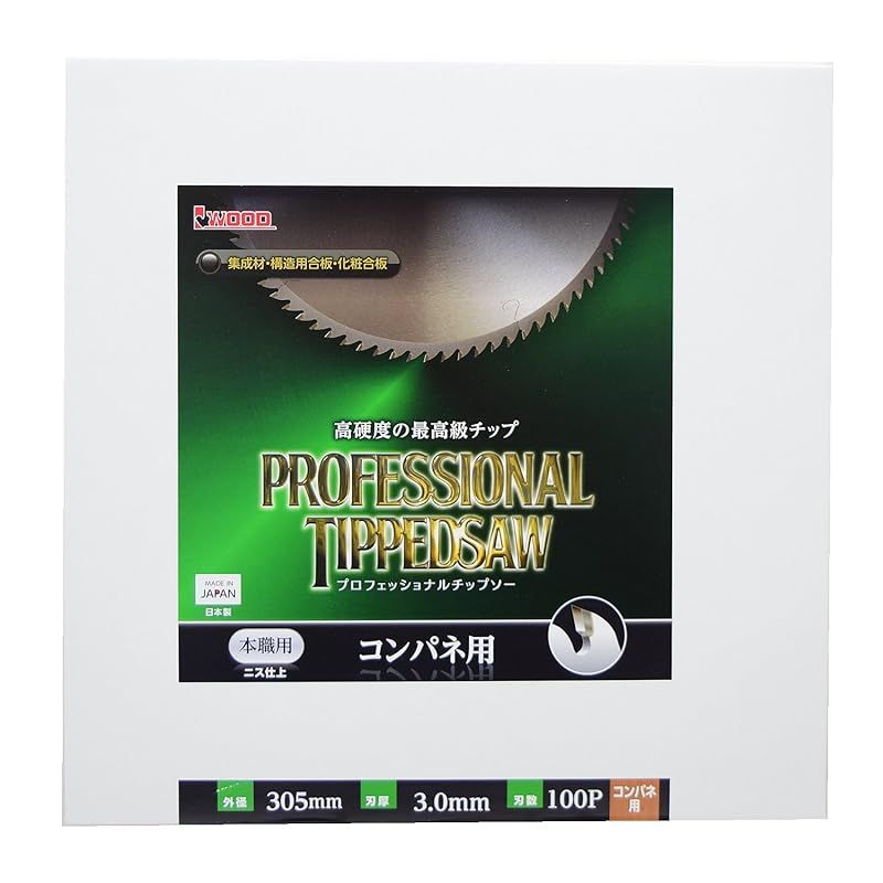 高儀 Takagi EARTH MAN プロフェッショナルチップソー コンパネ用 305×100P 0