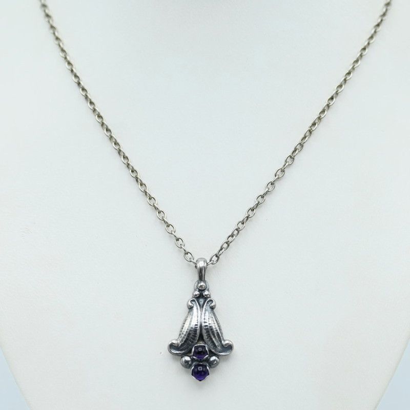 K03-k020 GEORG JENSEN ジョージジェンセン 1993 アメジスト SV925  