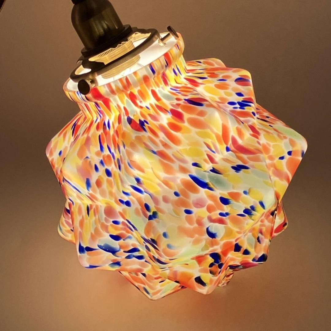 リプロ品 エンドオブデイ ランプ シェード End Of Day Lamp Shade ライト 照明 ガラス ヴィンテージ アンティーク POP_25B