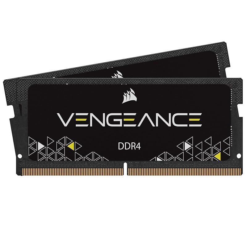 CORSAIR DDR4-64GB VENGANCE SO-DIMMシリーズ DDR4-3200 PC4-25600 260Pin 1.2V CL22メモリ Intel i7 AMD Ryzen 64GB 32GB×2枚 CMSX64GX4M2A3 1