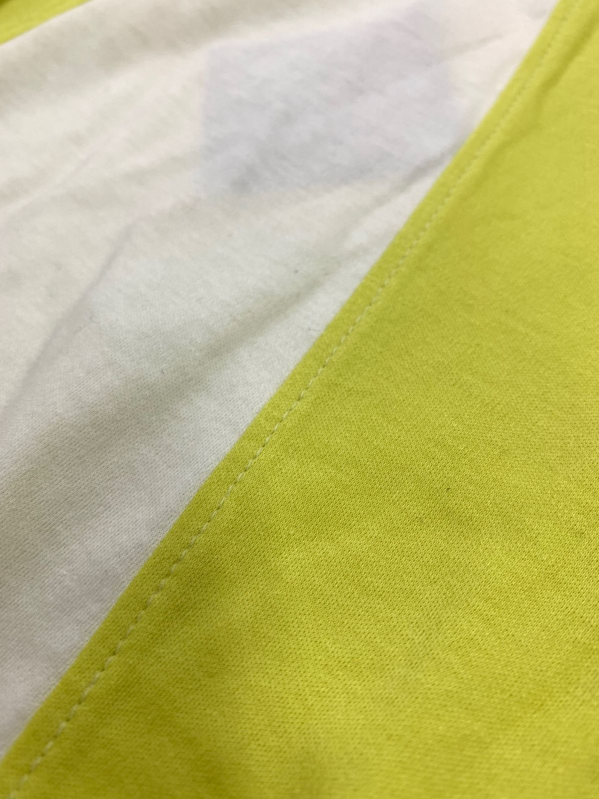 イッセイミヤケメン ME81-JK267 Tシャツ 2 イエロー バイカラー