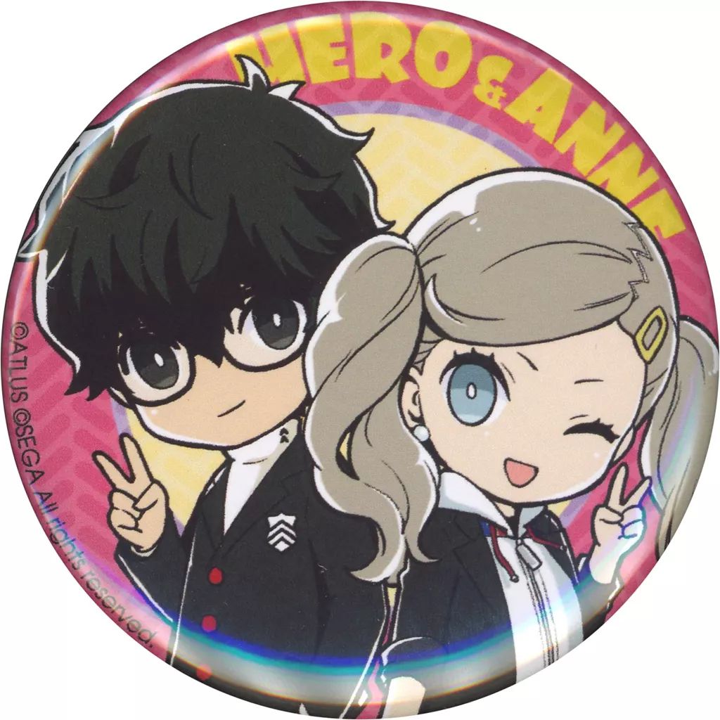 中古】バッジ・ピンズ [単品] 主人公＆杏 ツーショット缶バッジ