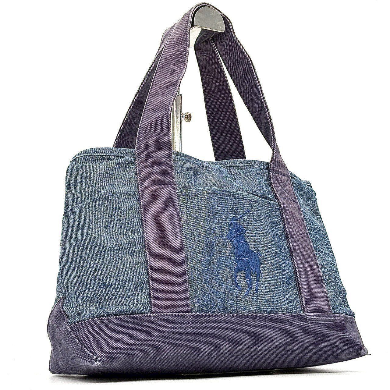 美品◎ラルフローレン　ボストンバッグ　ハンドバック　RALPH LAUREN ブランド感際立つ刺繍デザイン✨】 POLO RALPH LAUREN ポロ