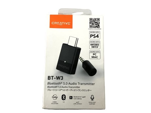 Creative BT-W3 PS4 Switch PC Mac Bluetooth 5.0 オーディオ トランスミッター 中古 ...