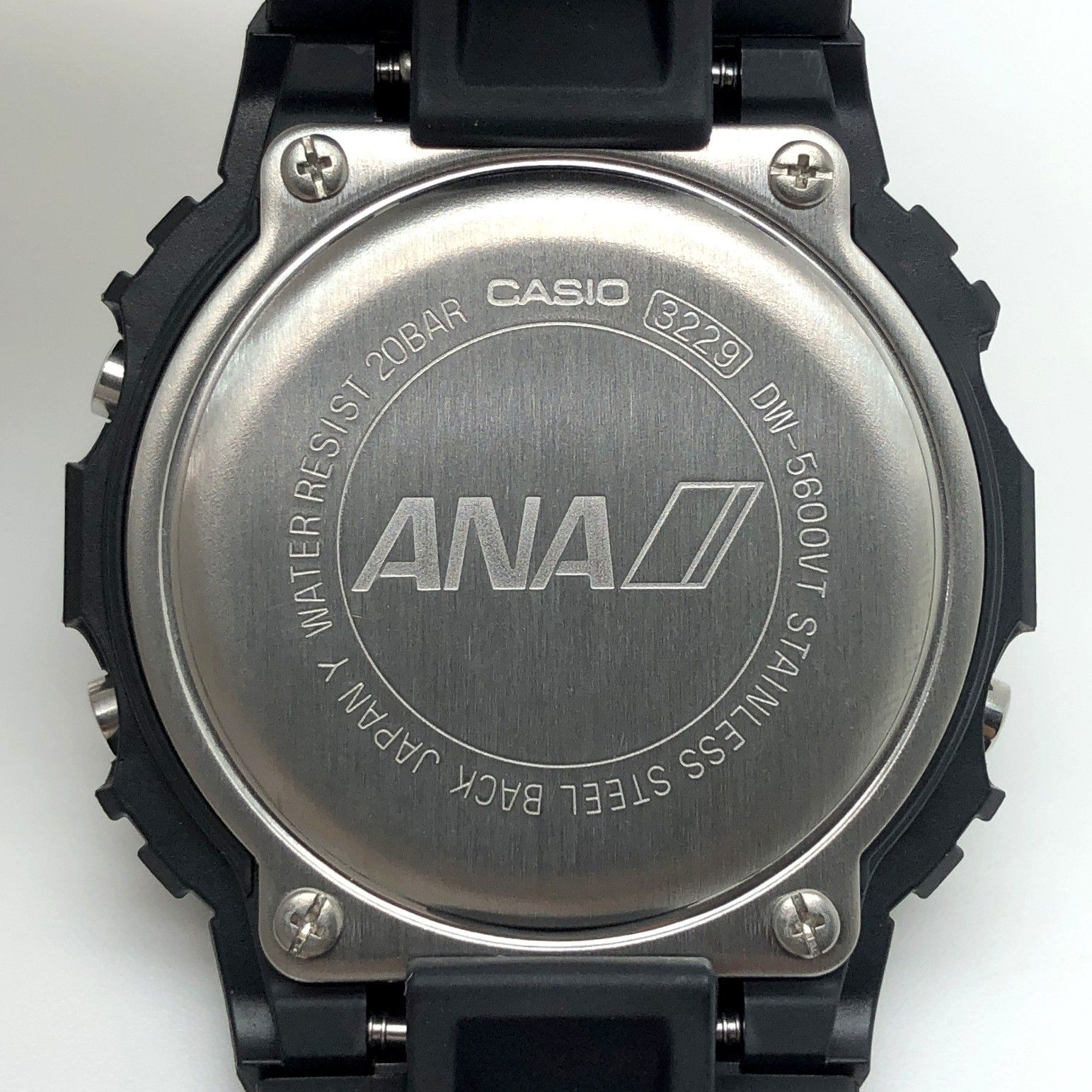 G-SHOCK ジーショック CASIO カシオ 腕時計 DW-5600 ANA コラボ 全日空 機内販売限定 機影EL ブラック 2013年9月発売