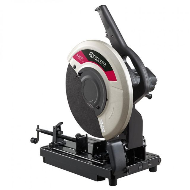 京セラ 旧リョービ 高速切断機 AC3561 砥石径355mm 鉄パイプ 切断 クイックバイス機構 ストッパボルト付