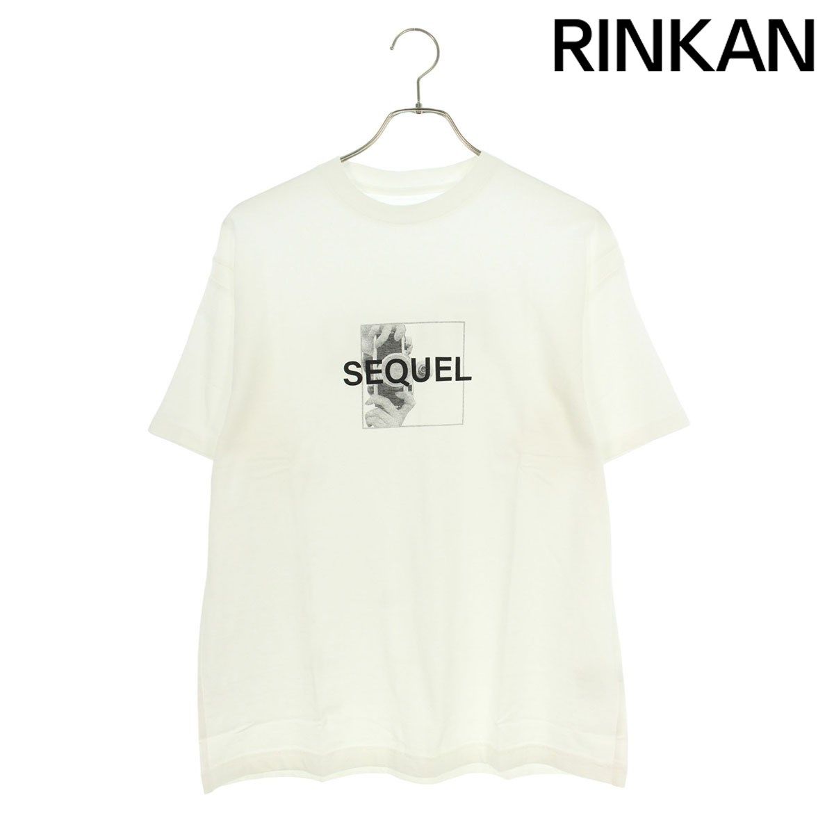 シークエル  23AW  SQ-23AW-ST-09 ロゴプリントTシャツ メンズ M 【2/27～3/18 タイムセール】