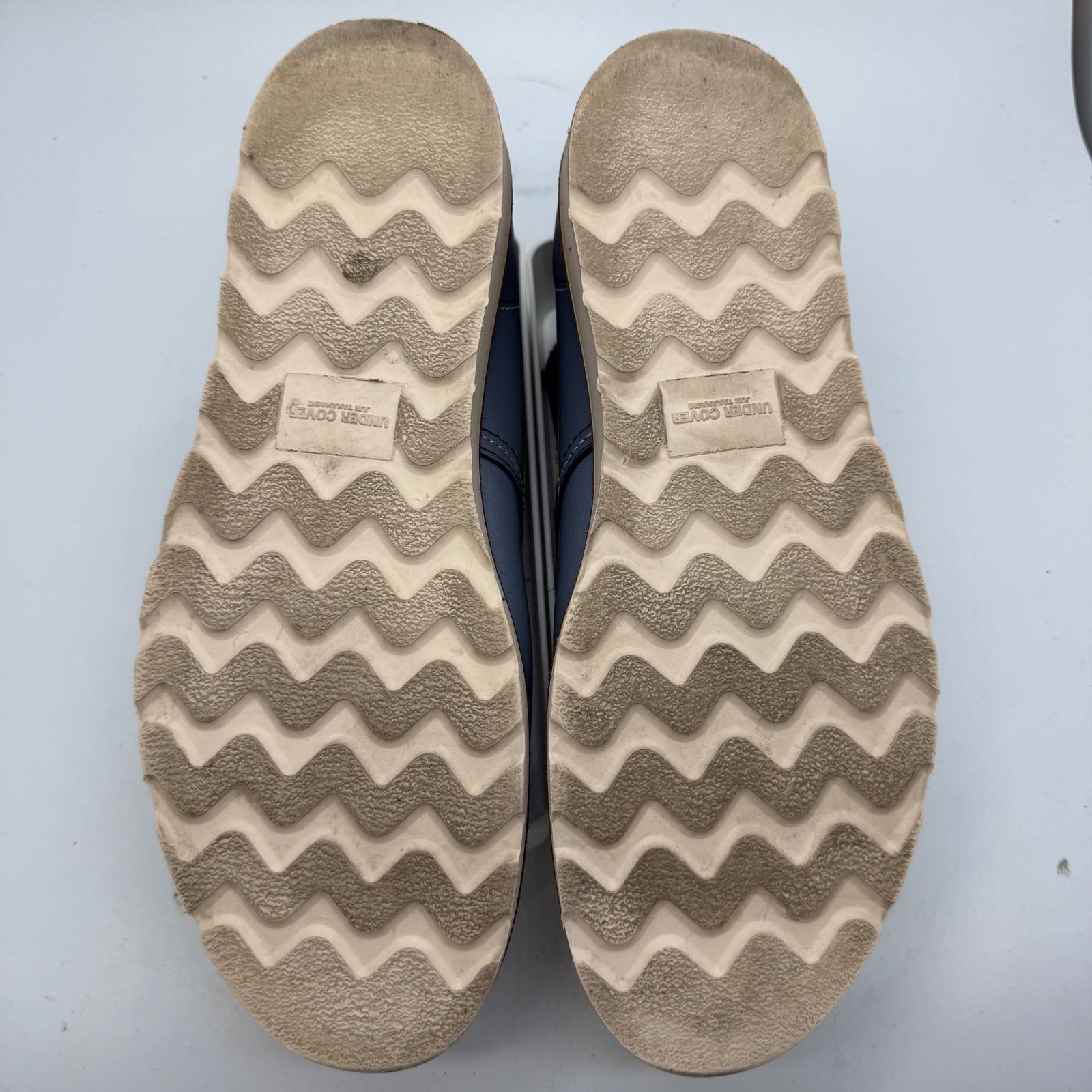 ユ*ン様 UNDERCOVER 97AW leaf期 ペイント ブーツ 【アンダ UNDER COVER 1997 archive 97aw LEAF paint boots L 28 アンダーカバー