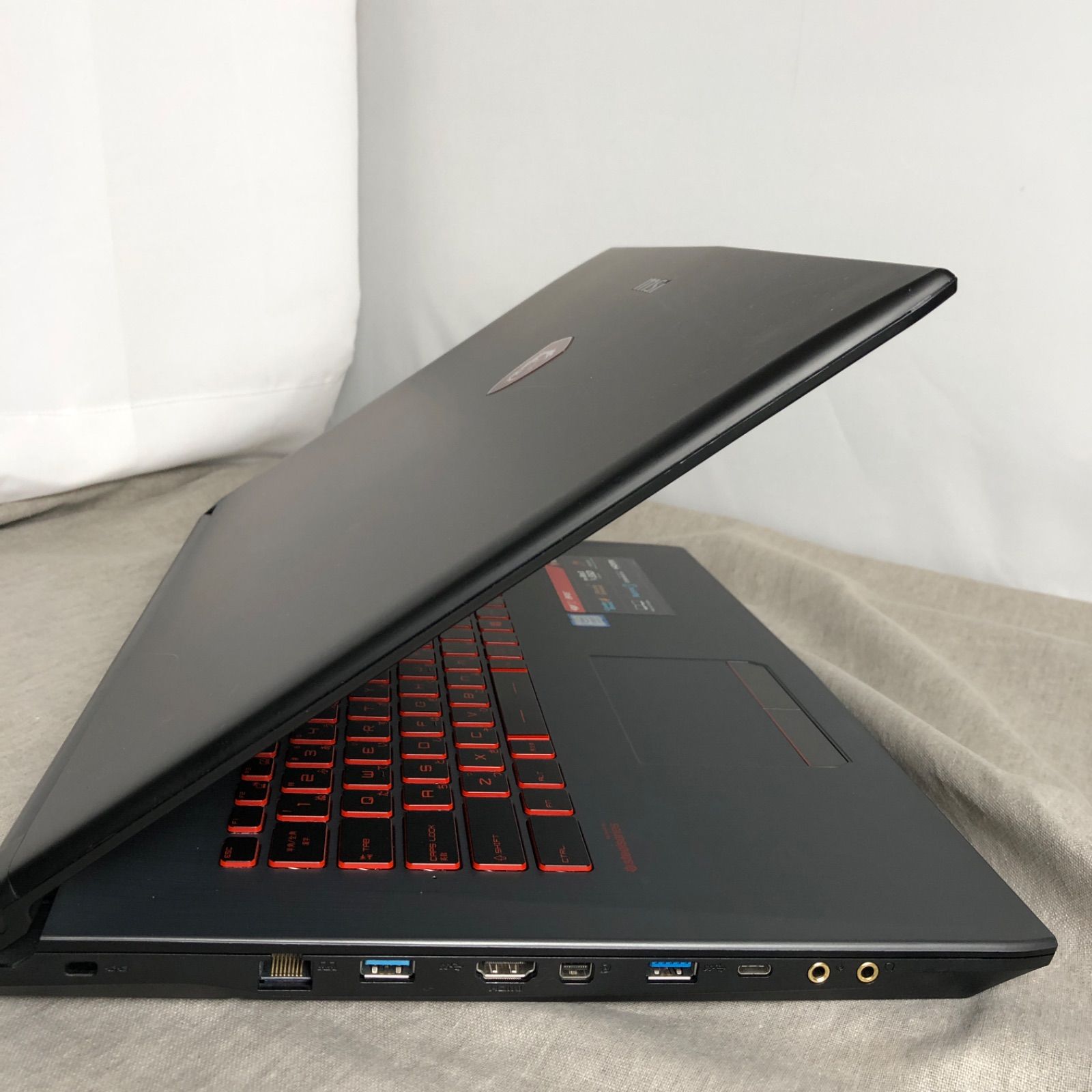 ゲーミングノートPC MSI エムエスアイ GV72 8RE-033JP【i7-8750H 