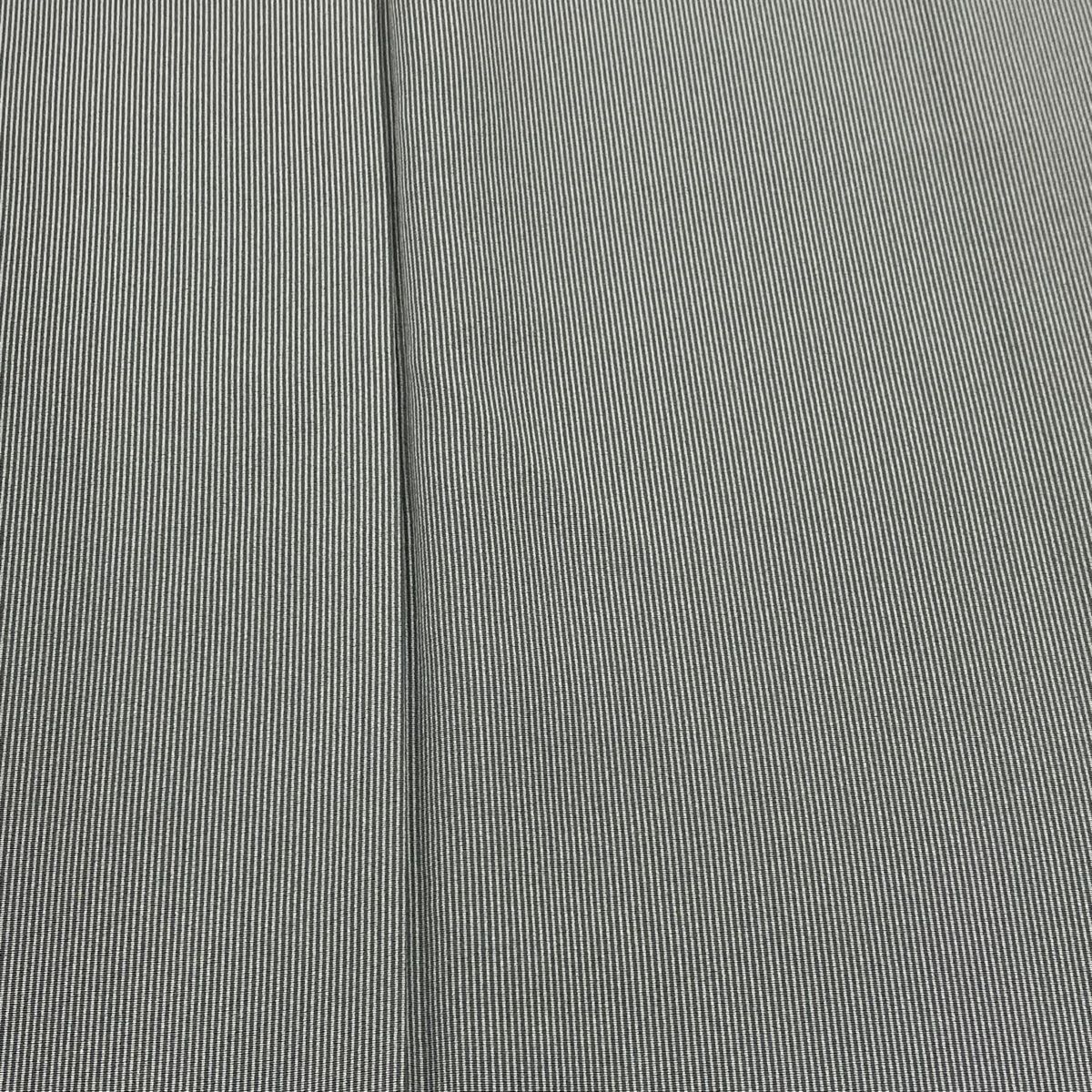 江戸小紋 身丈154cm 裄丈62cm S 袷 万筋 灰緑 正絹 美品 名品 【中古  