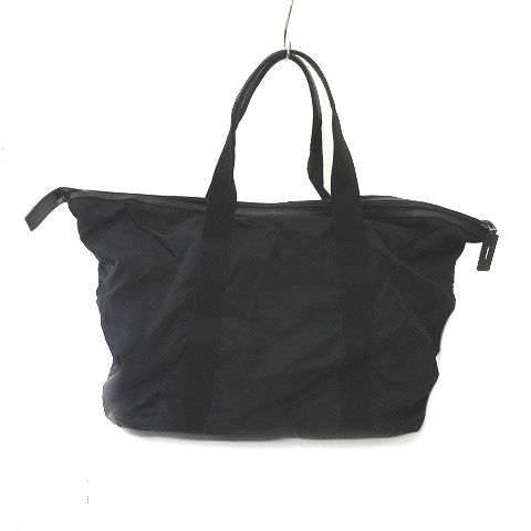 プラダ PRADA ボストンバッグ 公式 旅行カバン テスートナイロン 黒