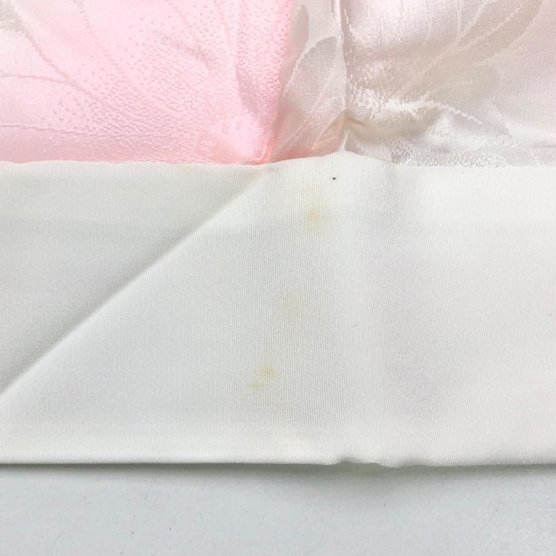 長襦袢 振袖 菊 桐 花模様 半衿付 しつけ糸 浅紅色 J-330 - メルカリ