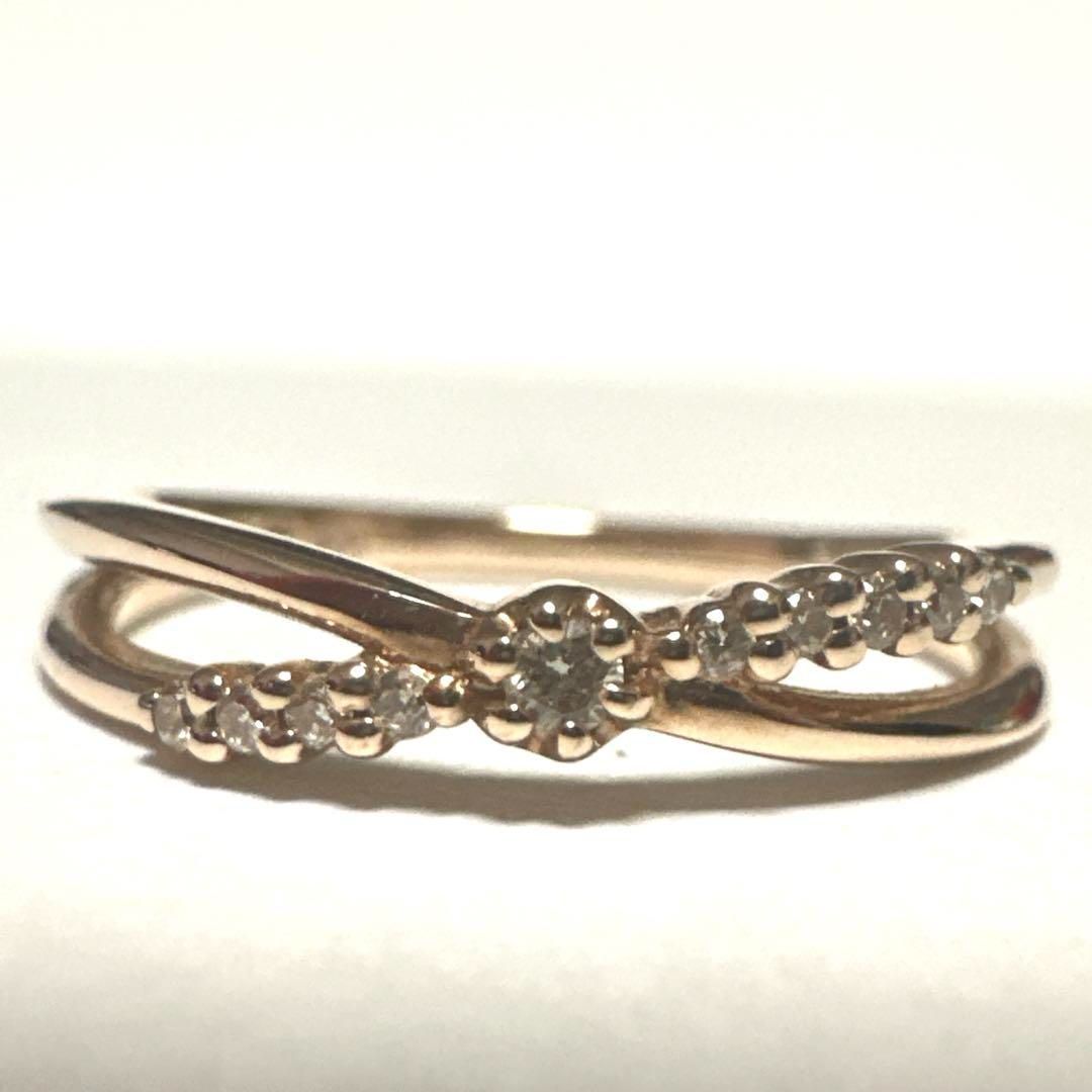 Canal 4℃ カナルヨンドシー 指輪 リング K10 ダイヤモンド