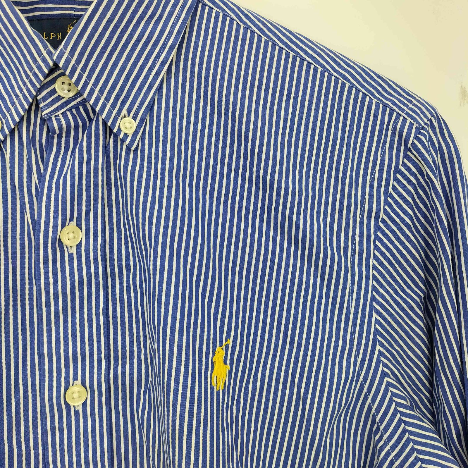 ポロラルフローレン ストライプシャツ M ドット ボタンダウン 現行タグ ポロラルフローレン ストライプシャツ M ドット ボタンダウン