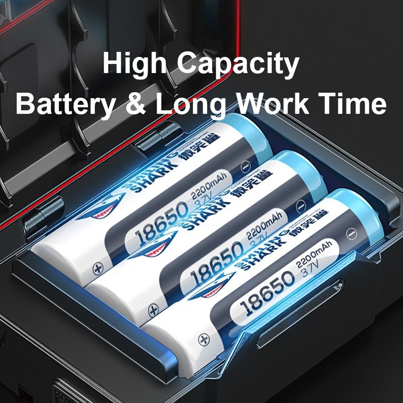90°調整 USB充電式で長持ちするバッテリー