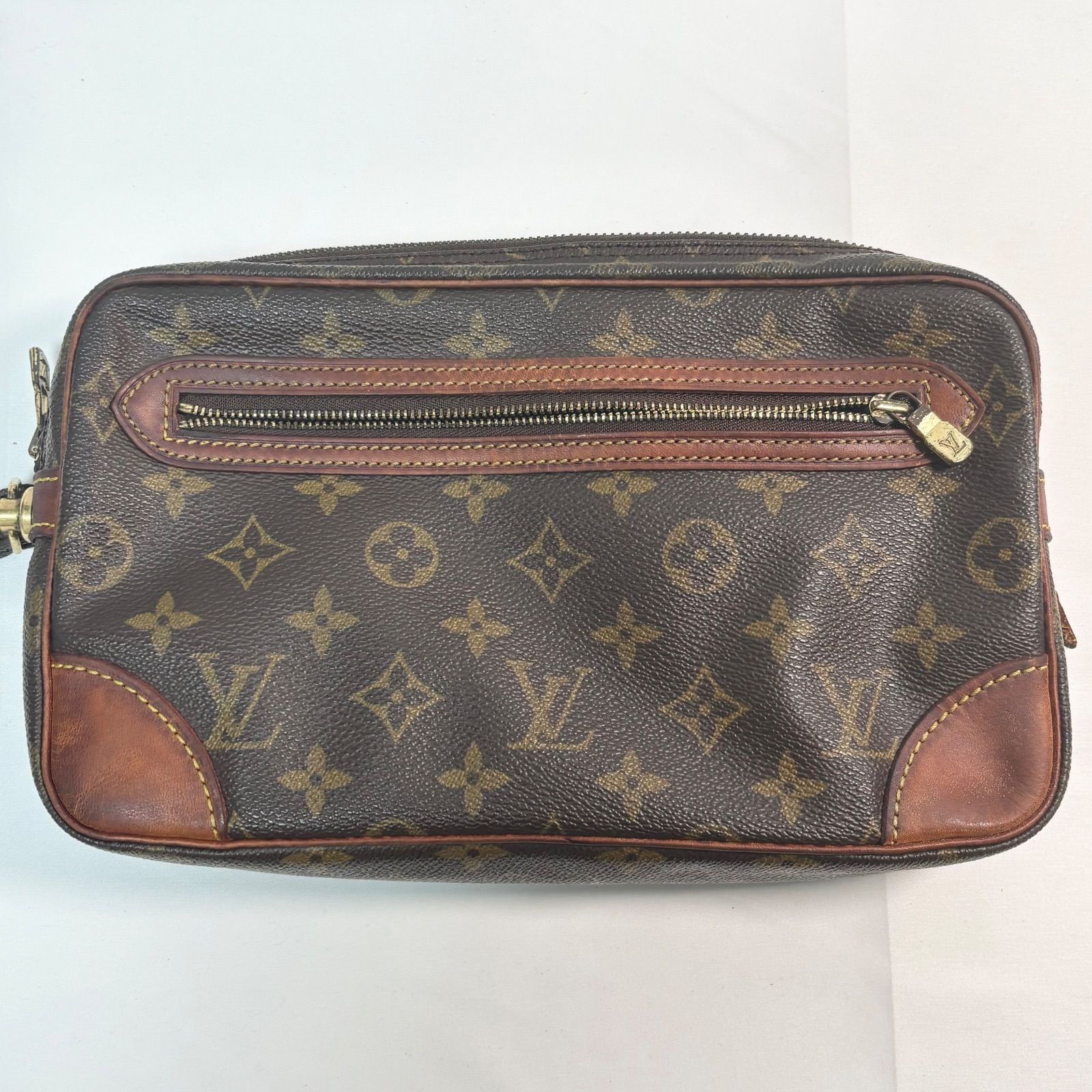 【送料無料】Louis Vuitton/ルイヴィトン/マルリードラゴンヌ/クラッチバッグ/セカンドバッグ/ブラウン/品