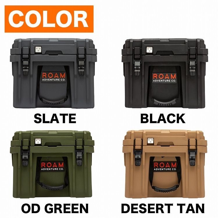 ROAM ADVENTURE CO. RUGGED CASE 105L SLATE ラギットケース 105リットル 選べる2 スレート デザートタン ローム アドベンチャー BRIGHTFACE_UK