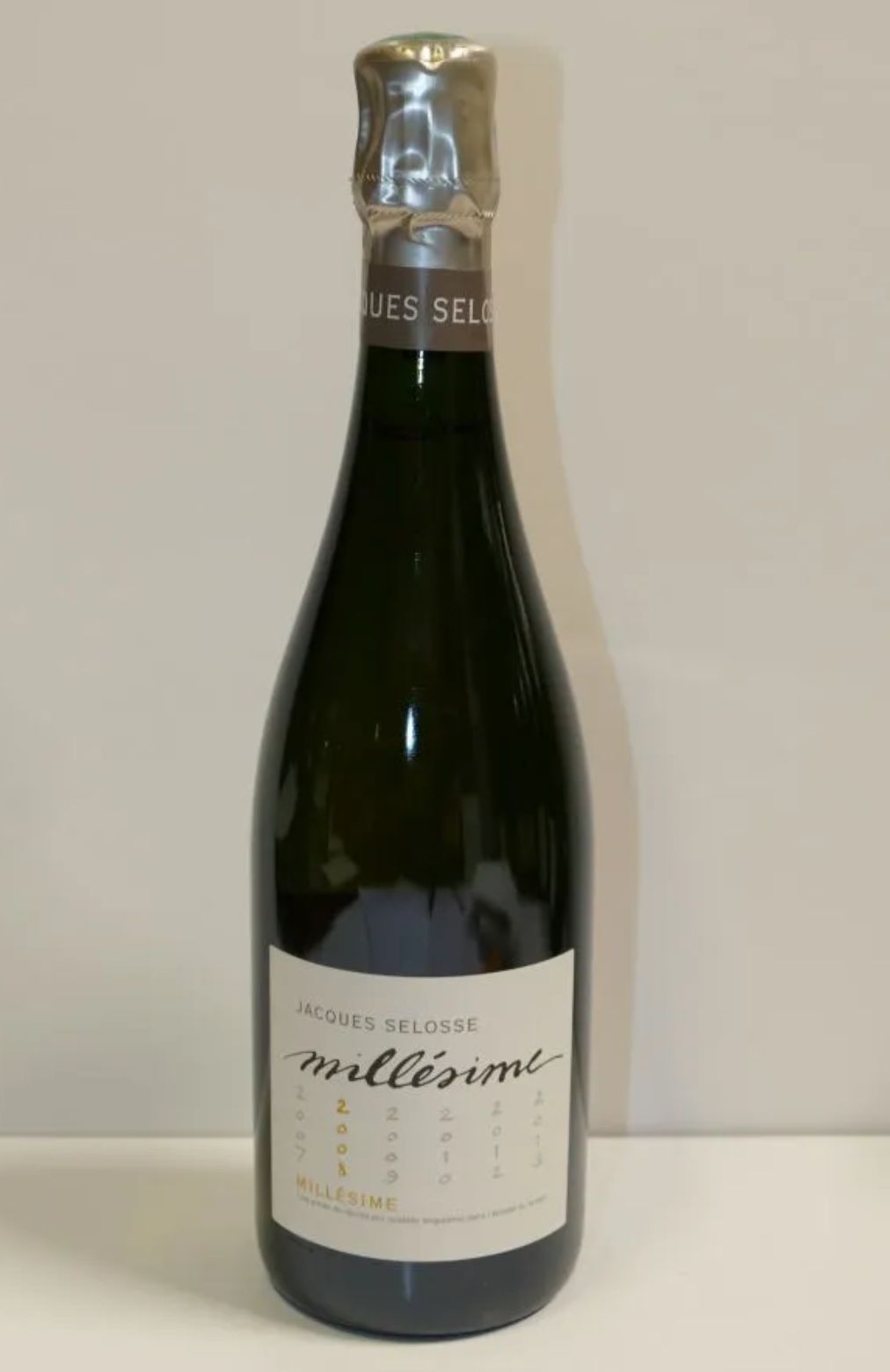 Jacques Selosse Millesime 2008 ジャックセロス ミレジム 2008