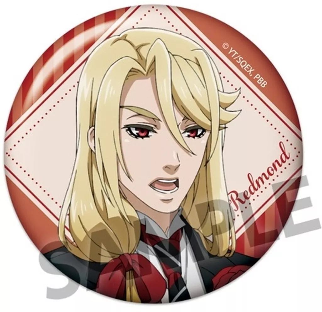 中古】バッジ・ビンズ エドガー・レドモンド 「黒執事 -寄宿学校編- 缶