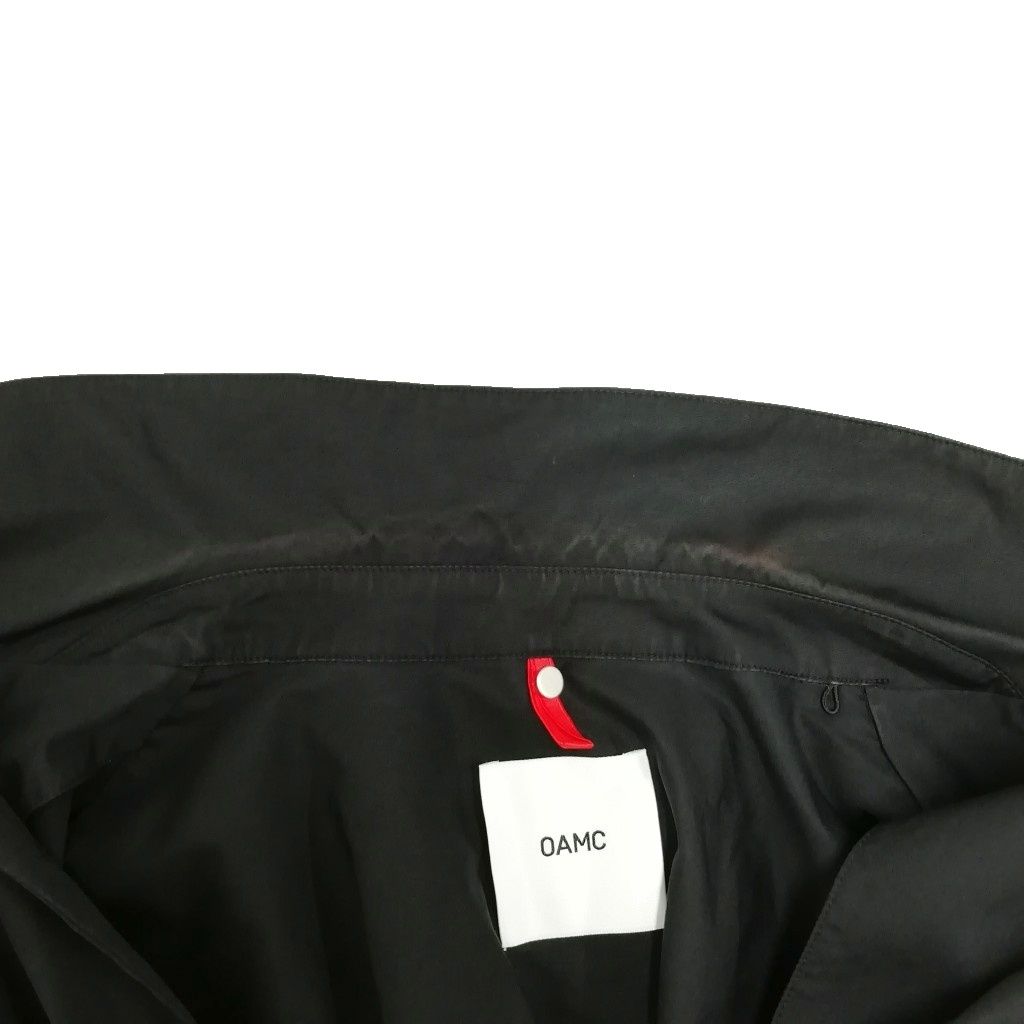 【中古】オーエーエムシー OAMC 3520700038  Black Shirt オープンカラー シャツ 半袖 XL ブラック メンズ オーエーエムシー OAMC 3520700038 Kurt Black Shirt オープンカラー