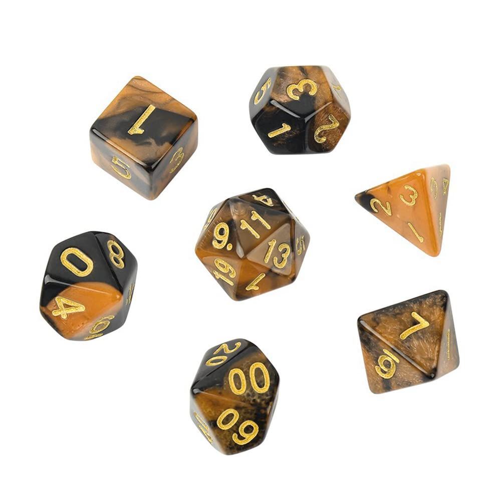 人気商品】D6 D8 D10 D4 D12 神話TRPG D20 42個入り MTG 6色