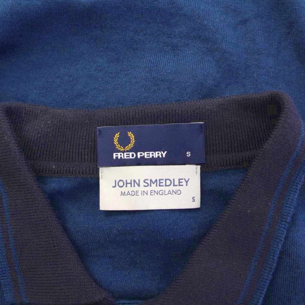 JOHN SMEDLEY FRED PERRYフレッドペリー ポロニット FRED PERRY ニットポロ フレッドペリー レディース トップス