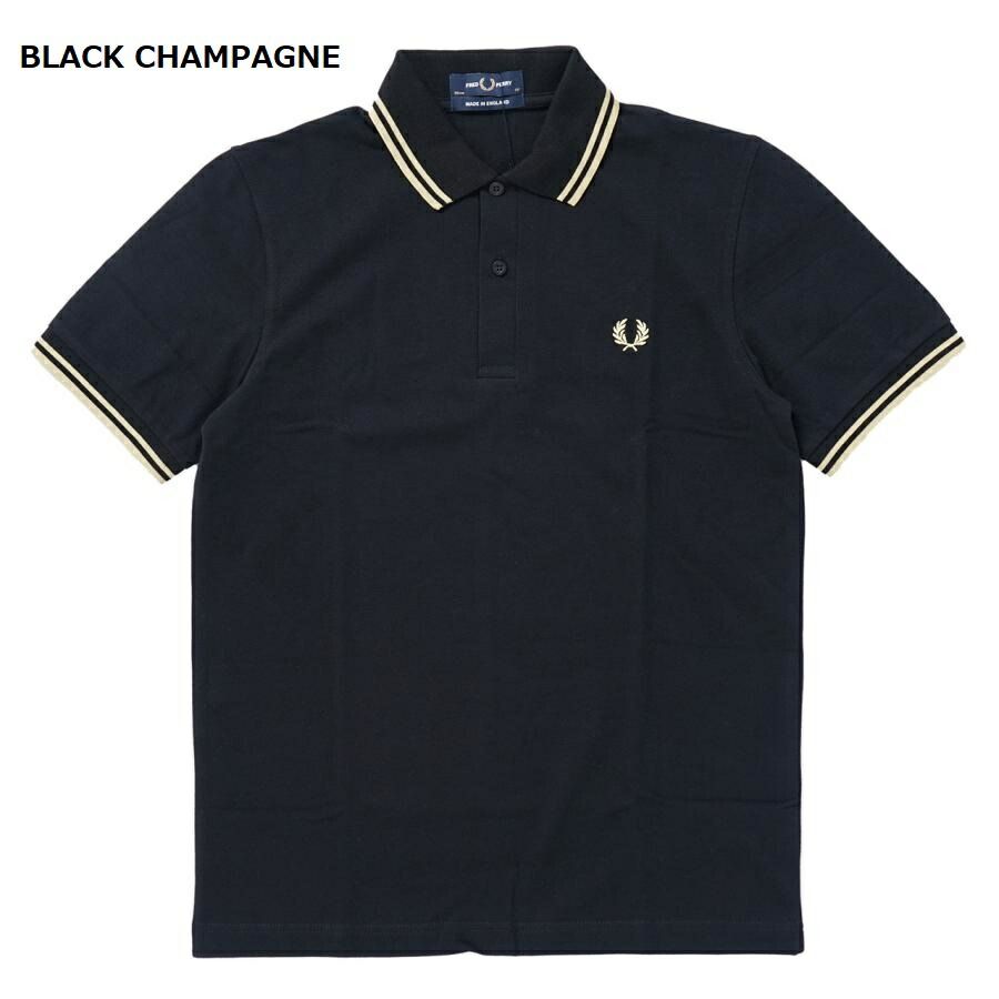 FREDPERRY フレッドペリー M12 ティップラインポロ 半袖 FREDPERRY フレッドペリー M12 ティップラインポロ 半袖