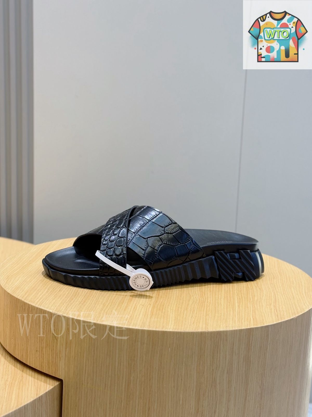 エルメス　メンズ　サンダル　美品 HERMES エルメス メンズ サンダル スリッパ08-SF38 - メルカリ