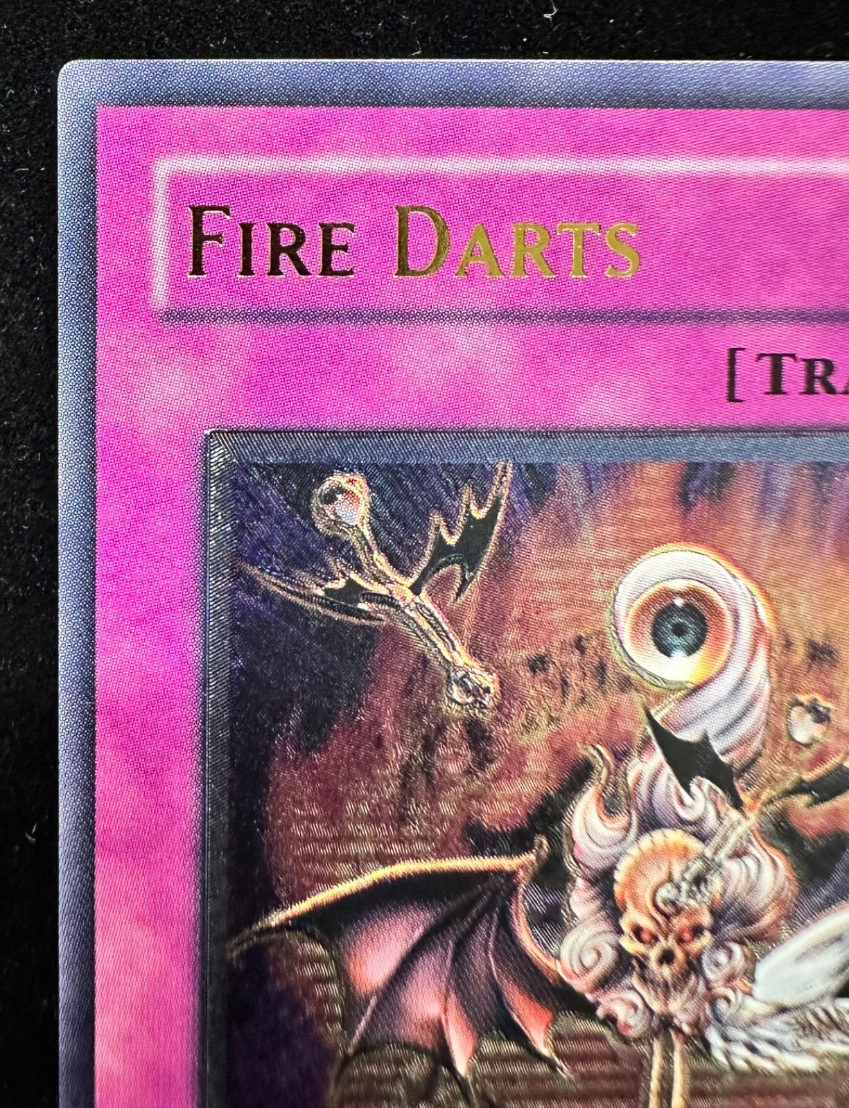 遊戯王 気さく ファイアー・ダーツ 旧アジア レリーフ PSA10