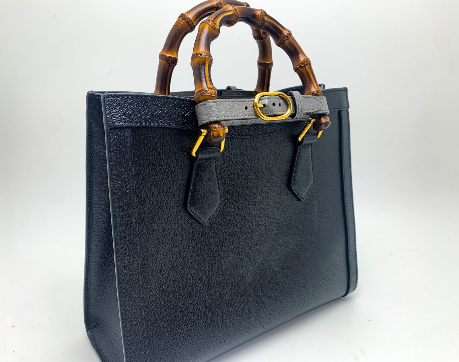 GUCCI グッチ バンブーハンドル 黒 ブラック ダイアナ スモール