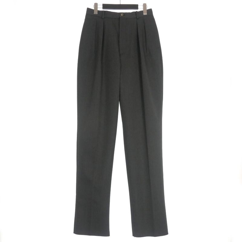 25ss 新品 コモリ チノパンツ ウォッシュ加工 セミワイドシルエット パンツ ニート NEAT 25SS Wool Gabardine Neat Chino ウールギャバ