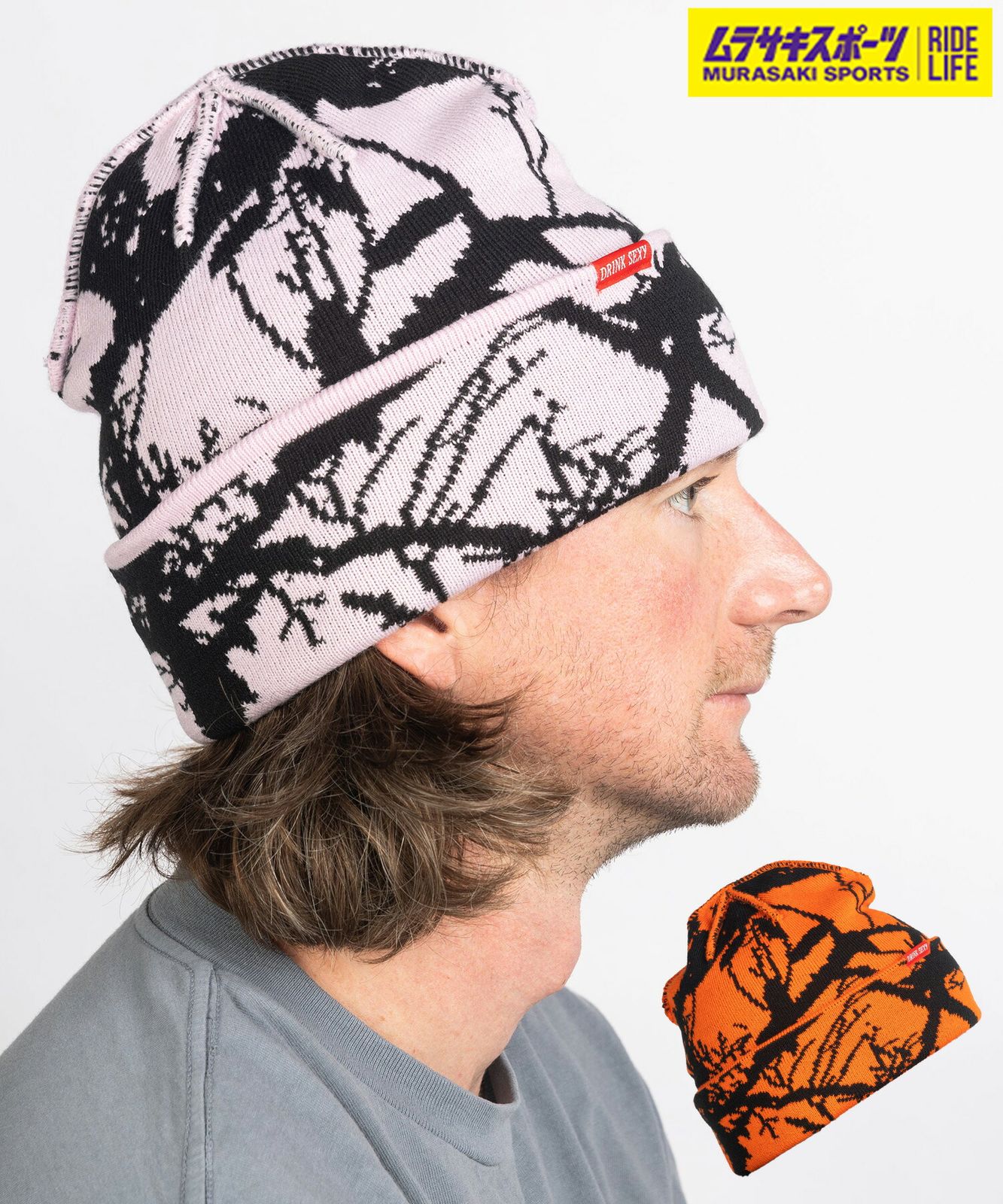 【ムラスポ公式】新品 CORDUROY コーデュロイ スノーボード ビーニー ユニセックス TWIG CAMO ムラサキスポーツ 24-25モデル LL L21