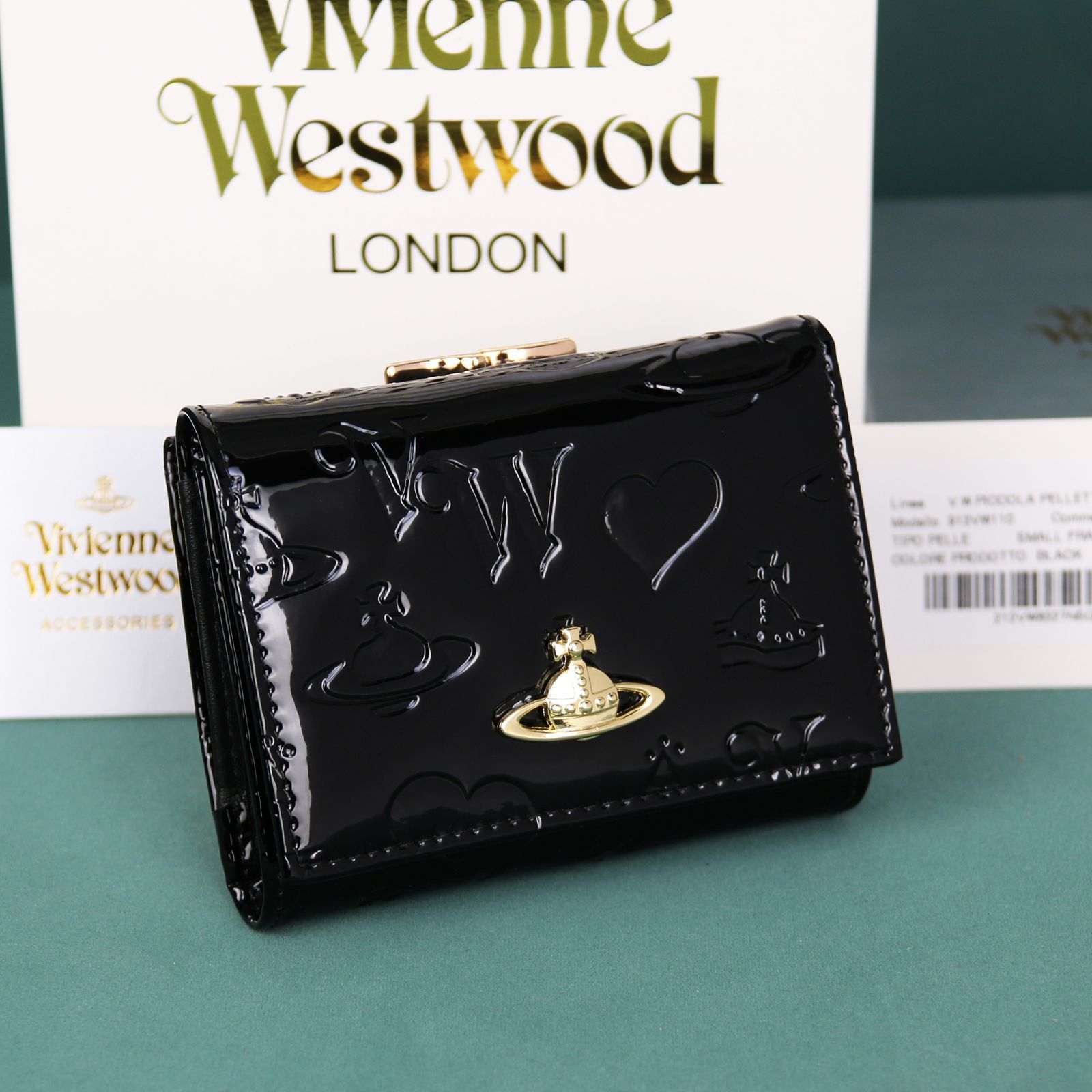 冬ギフト セ 新品 ヴィヴィアンウエストウッド Vivienne 三つ折り財布 小物