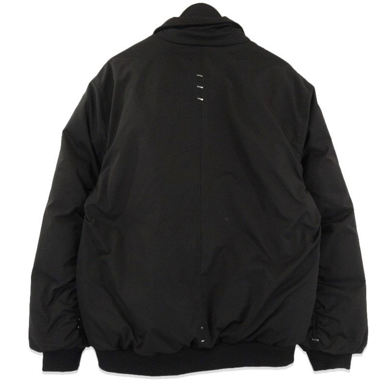 ASKYURSELF フード付きボンバージャケット ブラック ASKYURSELF フード ボンバージャケット HOODED BOMBER JACKET