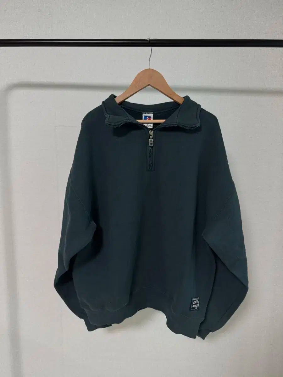 90s usa製 ラッセル ダークグリーン ジップアップスウェットジャケットXL 90s usa製 ラッセル ダークグリーン ジップアップスウェットジャケット