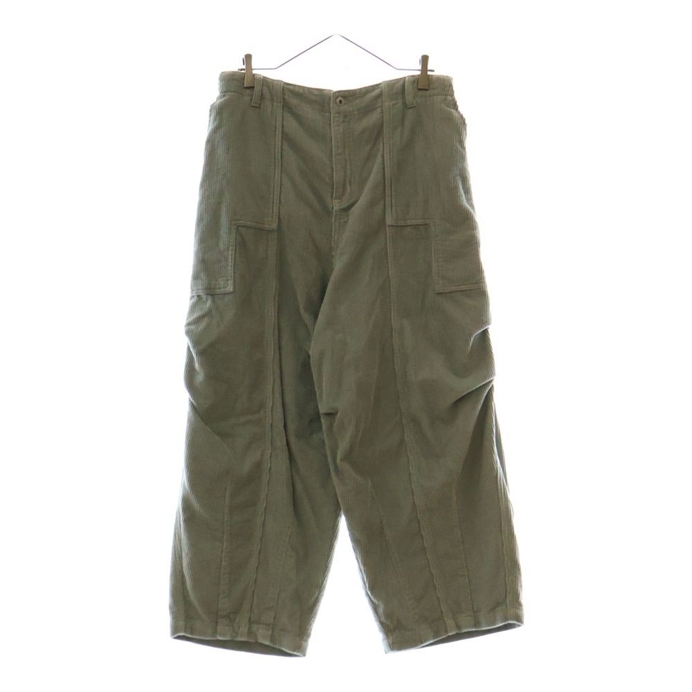 PAM パム CORDUROY PONDERRING PANTS コーデュロイ ドローストリング パンツ グリーン